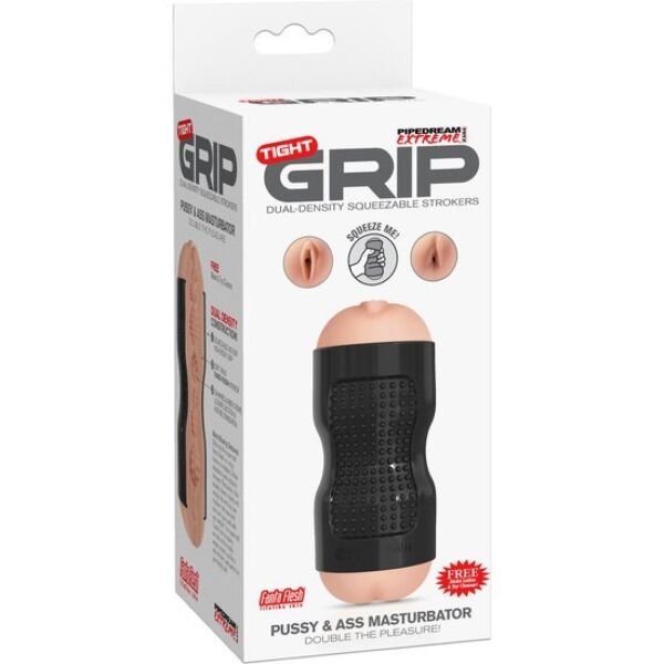 Masturbátor PDX Extreme Tight Grip se vstupy napodobujícími vagínu a anus