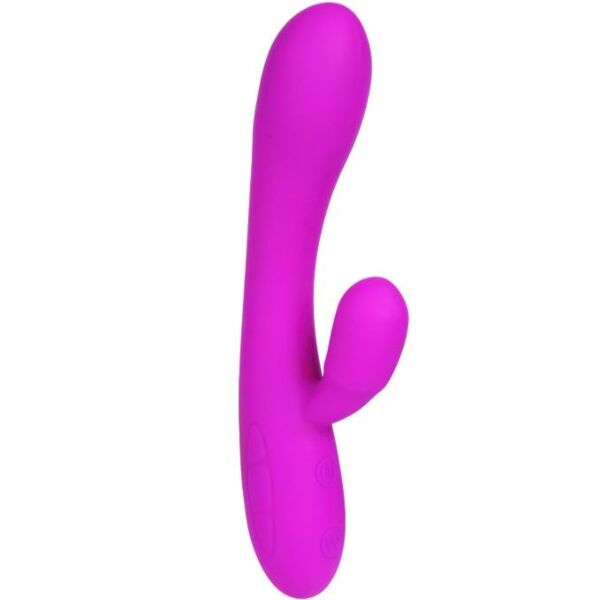 Vibrátor Pretty Love Victor se stimulátorem klitorisu
