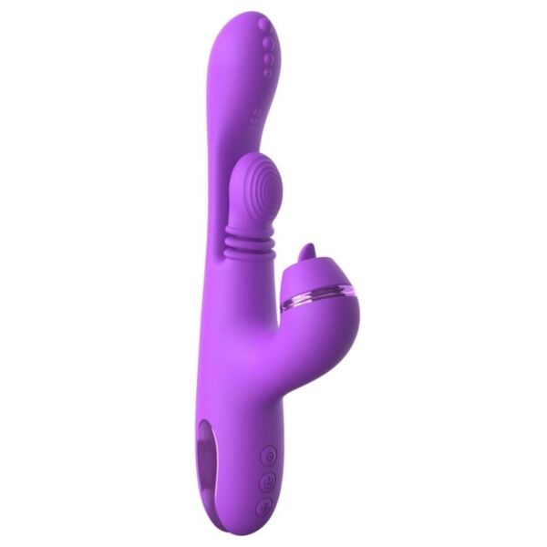 Fialový rabbit vibrátor Fantasy For Her Intimotion Pulse Pro