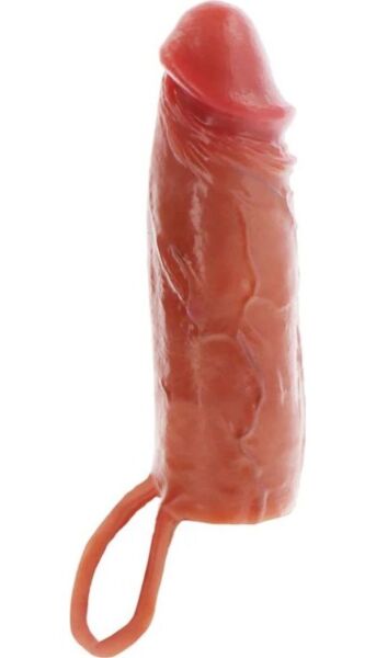 Silikonový návlek na penis Get Real Hydrated Skin se dvěma vrstvami