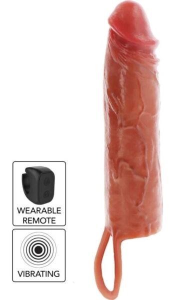 Vibrační návlek na penis Get Real Hydrated Skin ve verzích 16 a 20 cm