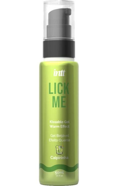 Jedlý hřejivý gel INTT Lick Me v příchuti caipirinha a med