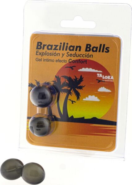 Sada 2 lubrikačních kuliček Brazilian Balls s komfortním efektem