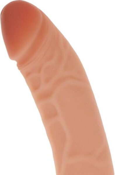 Realistické dildo ToyJoy Get Real Dong 21 cm ze silikonu v tělové barvě s přísavkou