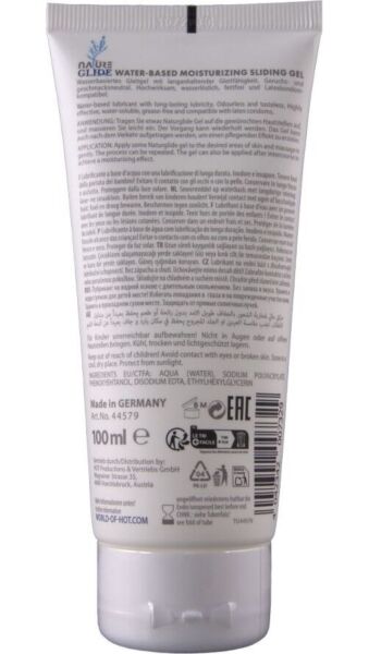 Lubrikant na vodní bázi HOT Nature Glide, balení 100 ml