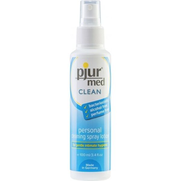 Intimní čisticí sprej pjur med Clean v lahvičce 100 ml