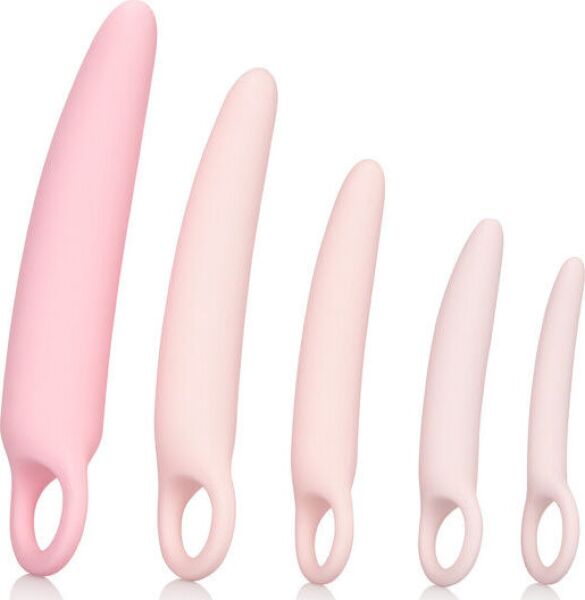Růžová sada vaginálních dilatátorů CalExotics Inspire 5-Piece Set