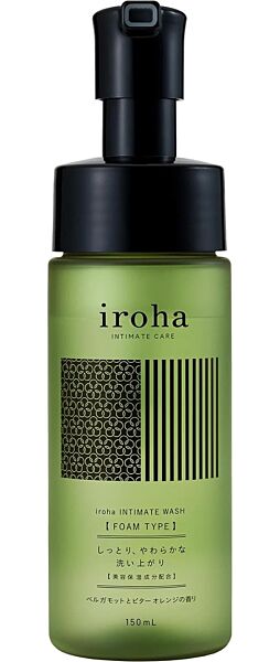 Intimní pěnové mýdlo Iroha Intimate Care Wash, balení s dávkovačem, 150 ml