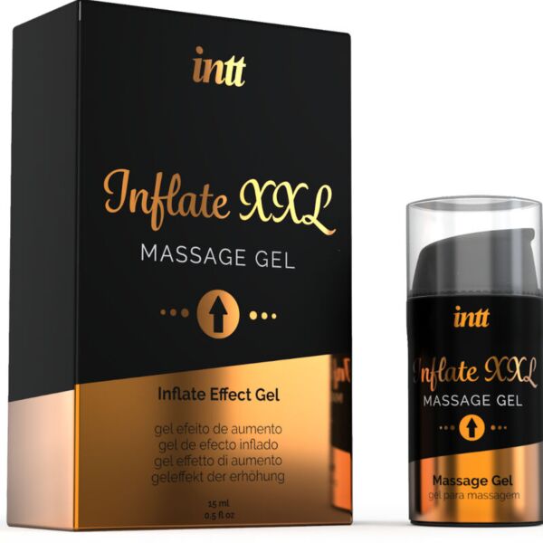 Airless obal stimulačního gelu INTT Inflate XXL o objemu 15 ml