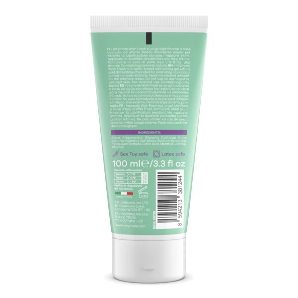 Lubrikační gel s chladivým efektem Intymate Wish Fresh, balení 100 ml
