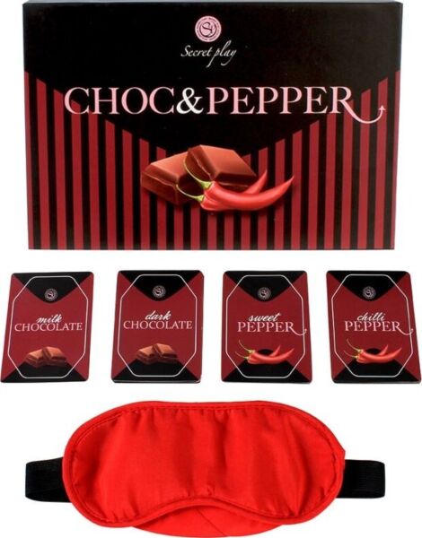 Karetní hra Secret Play Choc & Pepper s čokoládovými a pikantními kartami