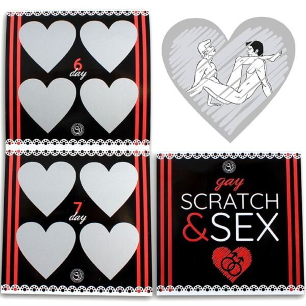 Stírací hra pro páry Secret Play Scratch & Sex Gay
