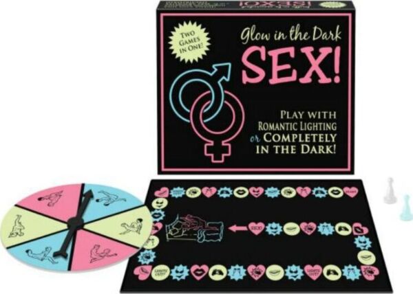 Erotická stolní hra Kheper Games Glow in the Dark Sex! s krabicí