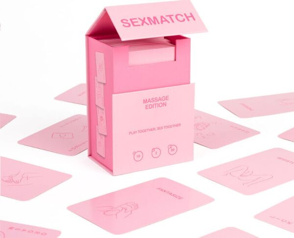 Krabice a karty karetní hry pro páry Sexmatch Massage Edition od Secret Play