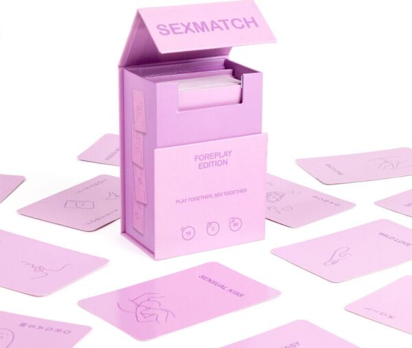Karetní hra pro páry Sexmatch Foreplay Edition od značky Secret Play, s krabicí