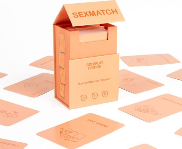 Karetní hra pro páry Secret Play Sexmatch Roleplay Edition s krabicí