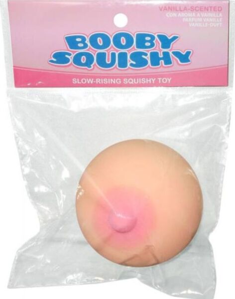 Kheper Games Booby Squishy, měkká antistresová hračka ve tvaru žertovných prsou v tělové barvě