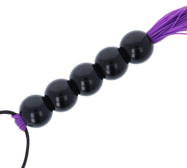 Bondage bič Darkness fialový s madlem