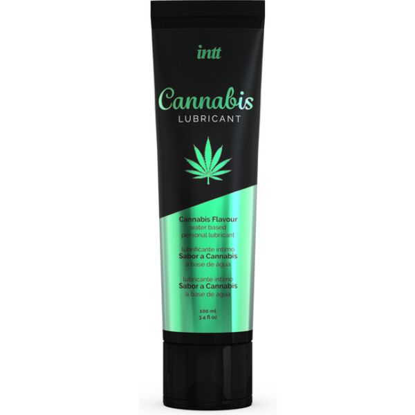 Tuba lubrikantu na vodní bázi INTT Cannabis Lubricant o objemu 100 ml