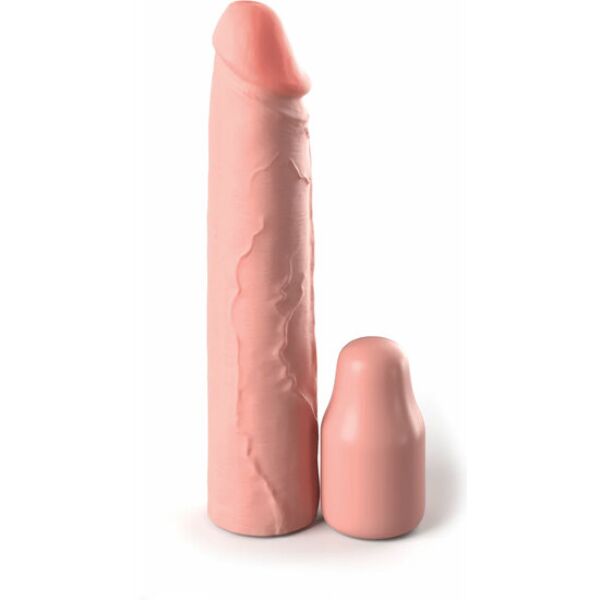 Návlek na penis Fantasy X-tensions Elite od Pipedream se snímatelným nástavcem a popruhem