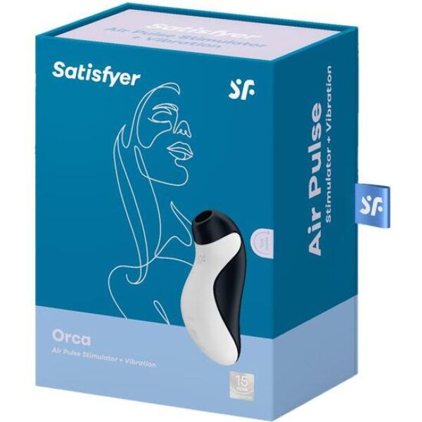 Stimulátor klitorisu Satisfyer Orca ve tvaru kosatky
