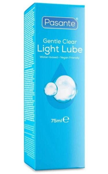 Lubrikant na vodní bázi Pasante Light Lube v balení 75 ml