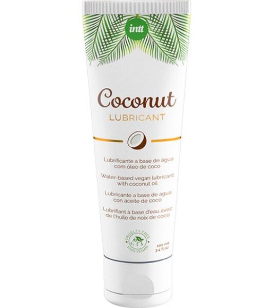 Balení 100 ml lubrikantu na vodní bázi INTT Vegan Coconut