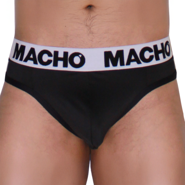 Jockstrap Macho Underwear MTG002 zepředu a zezadu, se dvěma zadními pásky