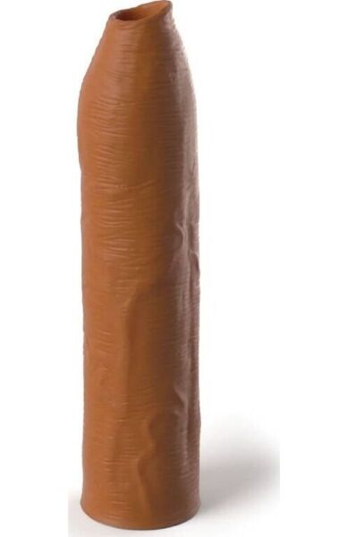 Návlek na penis Pipedream Fantasy X-Tensions Elite Uncut ze silikonu, s nástavcem a popruhem