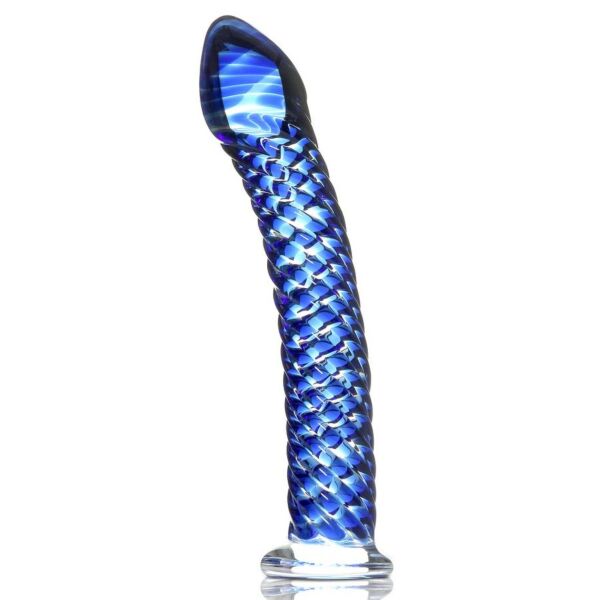 Skleněné dildo Pipedream Icicles N. 29 z foukaného skla