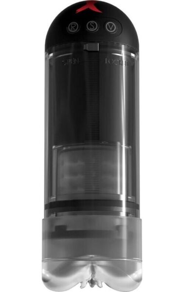 Masturbátor PDX Elite Extender Pro od Pipedream s průhlednou trubicí a motorem