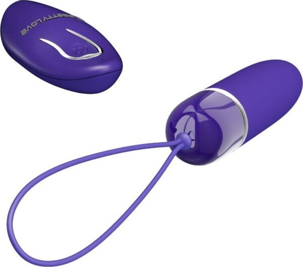 Mini vibrátor Pretty Love Darlene s fialovým ovladačem