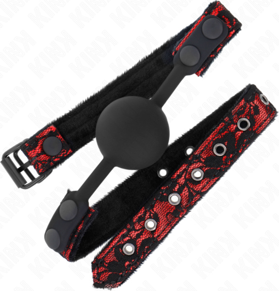 Silikonový roubík Kink s koulí o velikosti 4 cm