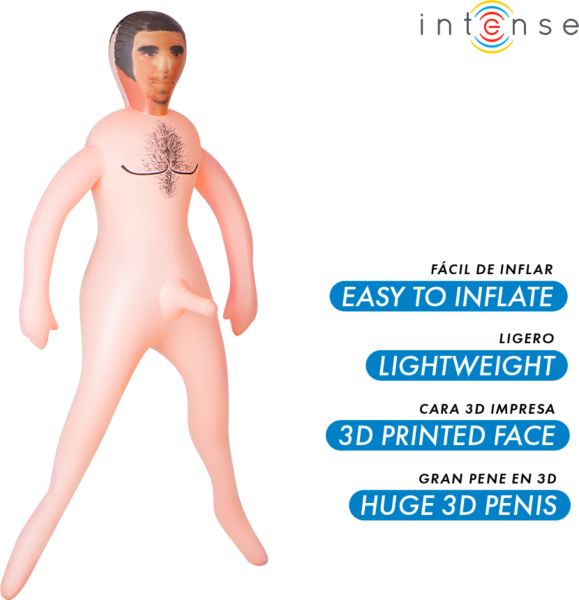 Nafukovací muž Intense Dolls Anthony s 3D penisem