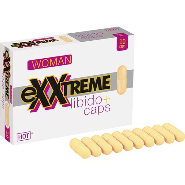 Balení kapslí HOT eXXtreme Libido Caps Woman po 10 kusech