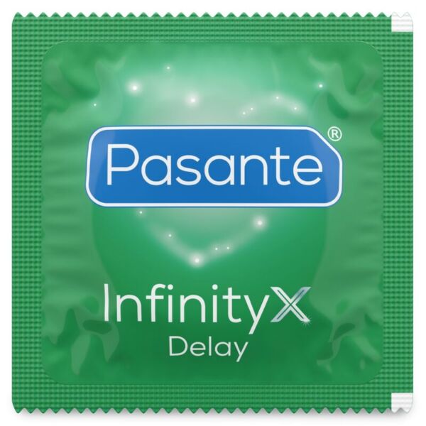 Balení 12 zpožďovacích kondomů Pasante Infinity Delay