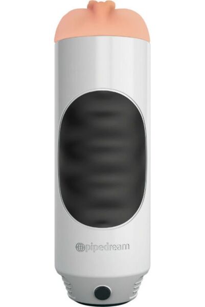 Vibrační masturbátor Extreme Toyz Mega Grip od Pipedream v bílé barvě