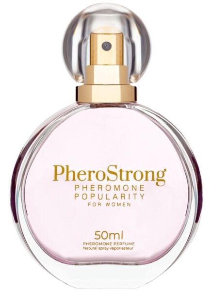 Flakon parfému s feromony PheroStrong Popularity for Women, 50 ml