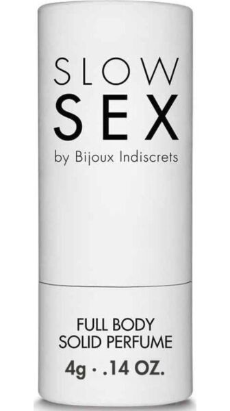 Tuhý tělový parfém Bijoux Slow Sex Full Body Solid s vůní kokosu