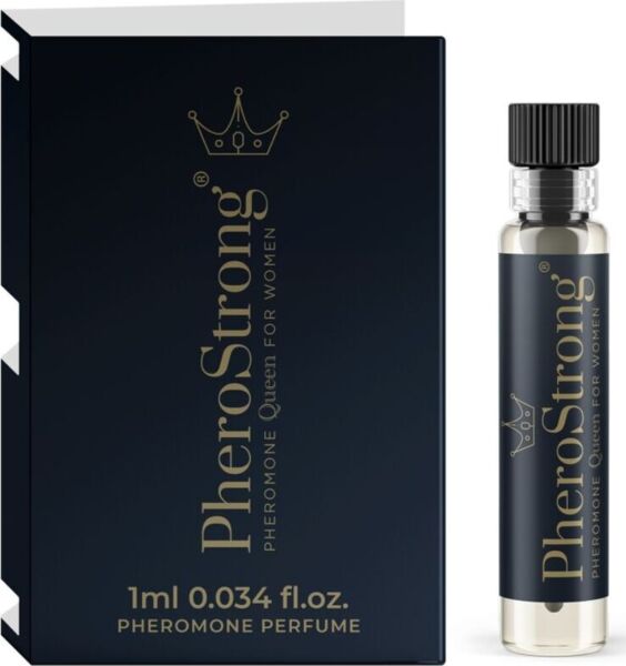 Lahvička 1 ml parfému s feromony PheroStrong Queen pro ženy