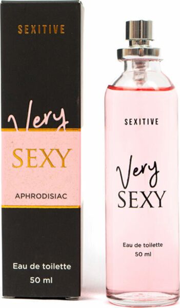 Skleněný flakon parfému Sexitive Very Sexy 50 ml s rozprašovačem