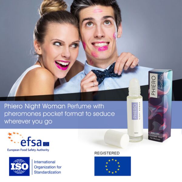Parfém s feromony Phiero Night Woman od 500Cosmetics ve formě roll-on o objemu 10 ml