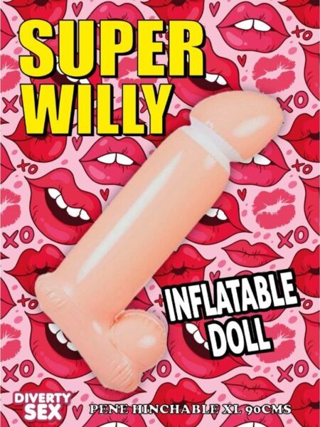 Nafouknutý penis Diablo Picante o výšce 100 cm