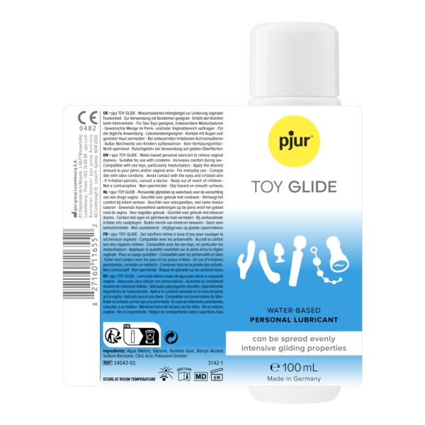 Lahvička lubrikantu pjur Toy Glide, 100 ml