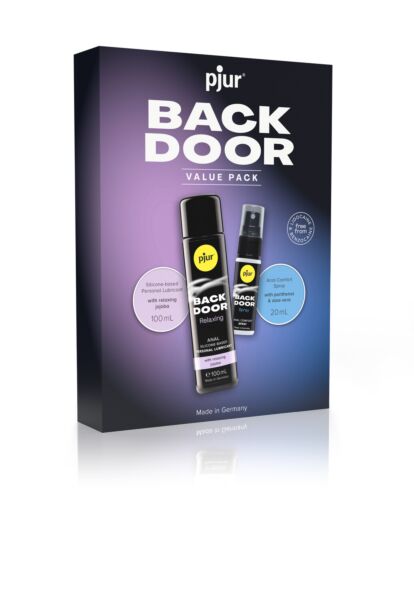 Pjur Back Door Value Pack s lubrikantem Back Door Relaxing a sprejem Back Door Spray