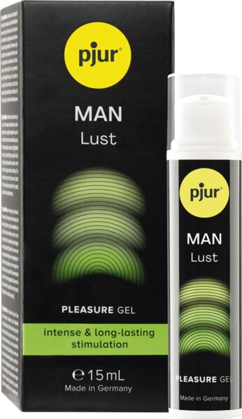 Lahvička stimulačního gelu pjur MAN Lust o objemu 15 ml