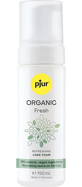 Láhev intimní čisticí pěny Pjur Organic Fresh, 150 ml