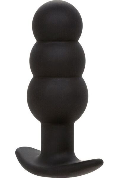 Vibrační anální kolík Rock Bottom Beaded Probe od CalExotics, černý, ve tvaru kuliček