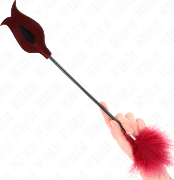 Růžové lechtátko Kink o délce 38 cm pro jemné erotické hry