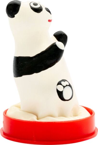 Dekorativní kondom Condomerie Panda Model 1, ručně malovaný